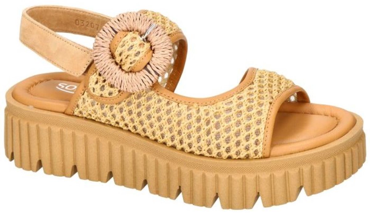 Softwaves -Dames - beige - sandalen - maat 41