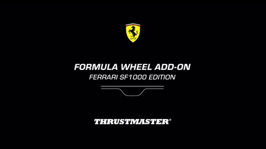 Thrustmaster Formula Wheel Add-On Ferrari SF-25 Edition – Officiële 1:1 Replica – PS5, PS4 & PC - uitgerust met de Next-Gen Quick Release - Voor T598 T818