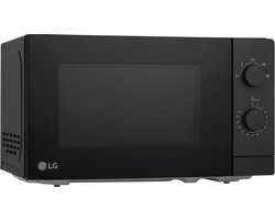 LG MS2082F - Magnetron 20L - Zwart - 700W - Twee handige draaiknoppen voor eenvoudig gebruik - Glazen deur voor Easy Cleaning - Precieze ontdooiingsfunctie voor snel gebruik