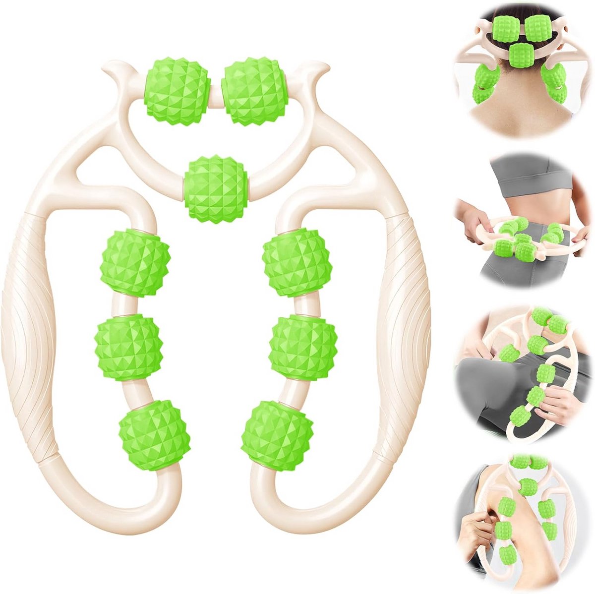 Deep Tissue Massager Roller voor Spierherstel en Cellulite Vermindering