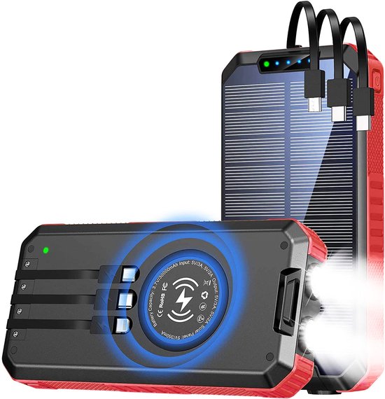 Solar Powerbank Charger - USB A, USB C (EAN: ...1051) - Solar - €44,95