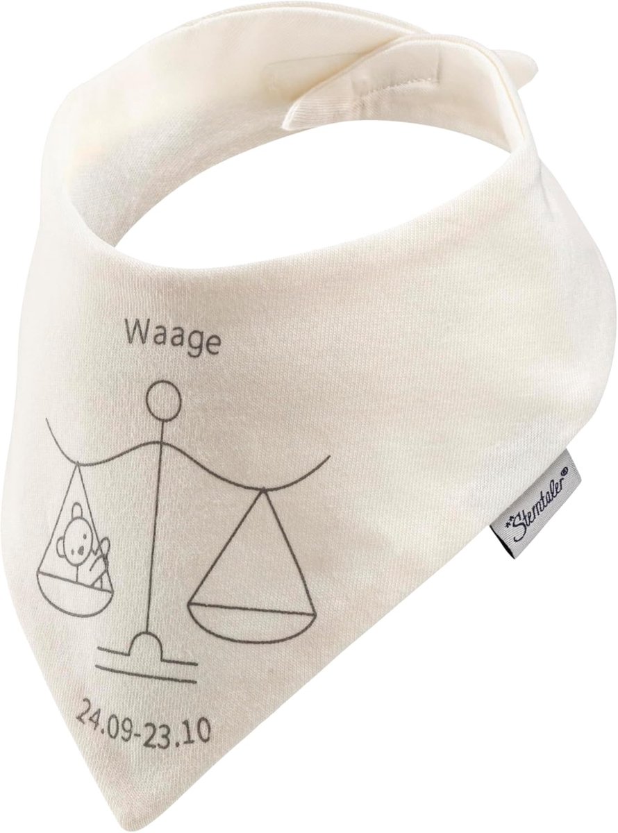 Babyslaapzak Jersey Kruipharnasdoekje met Klittenbandsluiting en Sterrenbeeld Print
