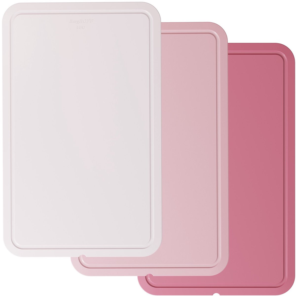 LEO 3-delig snijplankenset Legacy Pink - Roze -