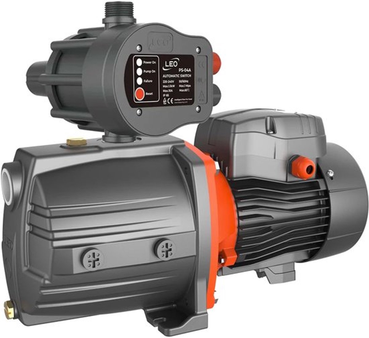 Leo AJm 110E beregeningspomp met prescontrol
