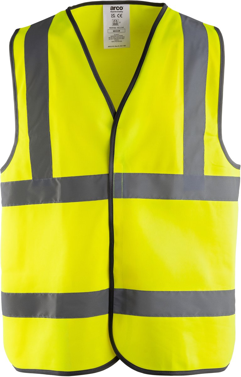 Arco Veiligheidsvest Hi-Vis - Geel Maat S