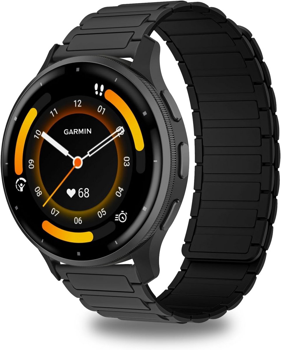 Flexibele Siliconen Horlogeband 20mm 22mm met Magnetische Sluiting