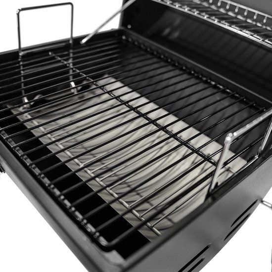 TAINO CHAROX - Draagbare compacte houtskoolgrill, tafelgrill, campinggrill, balkongrill met houtskoolbak — afbeelding 4