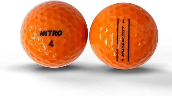 Golfballen Oranje Lange Afstand - 12 Stuks - Hoge Vlucht en Maximale Snelheid van Merkloos — afbeelding 2