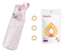 Air Up Drinkfles - Mini Sipper - Roze - 600 ml - Click - Starterskit - Fles voor Kind - Speciaal voor Kinderen - Ook voor Volwassenen - Inclusief 3 Pods - 3 Smaken - 3x Perzik