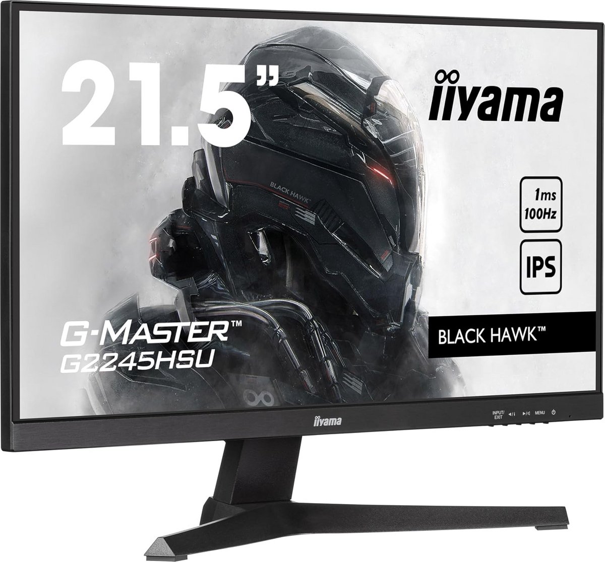21.5 inch Full HD 100Hz IPS LED Monitor met 1ms Reactietijd en Ingebouwde Speakers