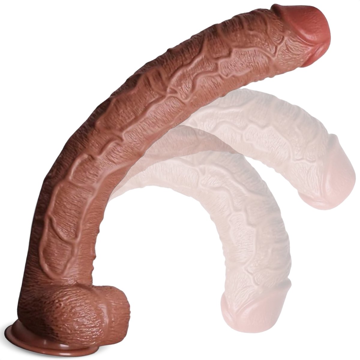 Jespro Mega grote dildo XXL - 43cm - Dikke monster dildo - Extreme - BPA vrij