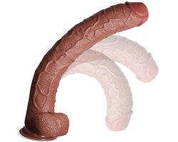 Jespro Mega grote dildo XXL - 43cm - Dikke monster dildo - Extreme - BPA vrij
