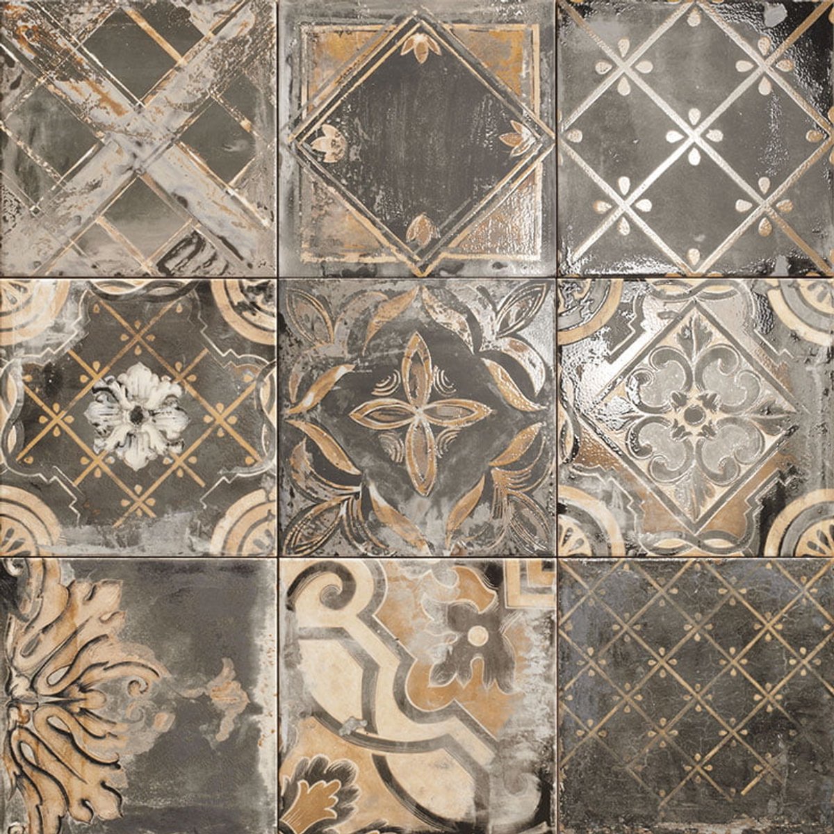 design tegels mainzu ricordi nero let op sample