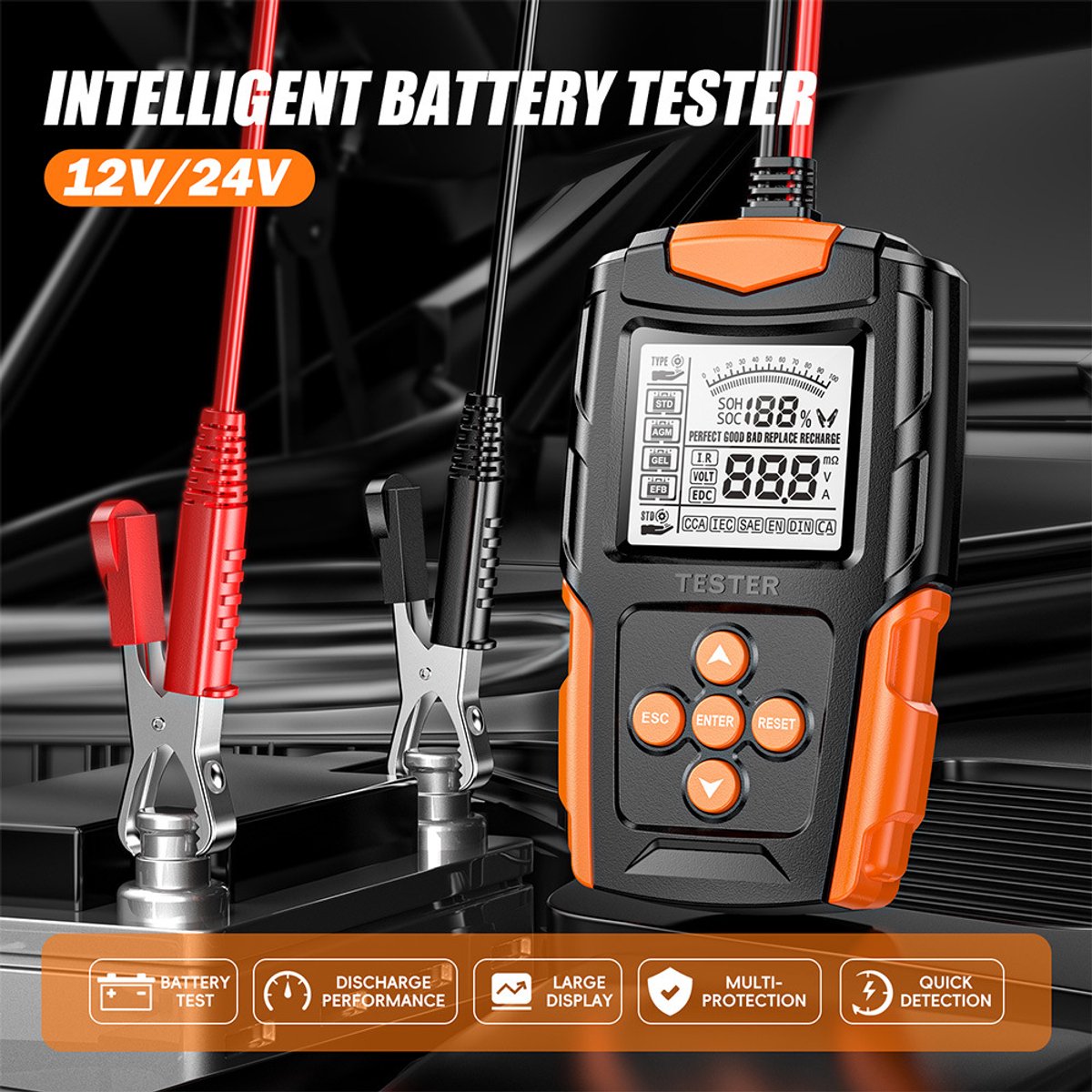 pinnacle living Accu Tester 12V/24V thumbnail 5