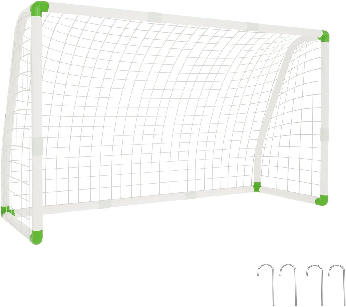 Groot Voetbaldoel met Net voor Kinderen en Volwassenen - Weerbestendig Tuindoel
