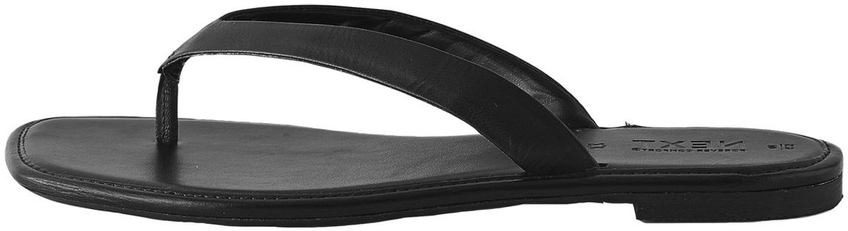 Next - Dames - Teensandalen met vierkante neus - Zwart