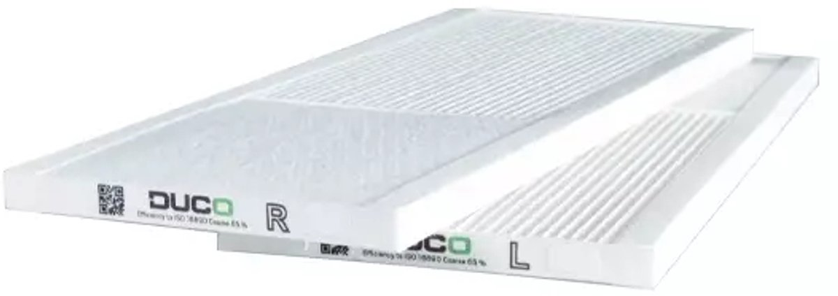Duco filterset cassetteluchtfilter 65% /ePM1 55% voor Energy Comfort D325 (0000-4661)