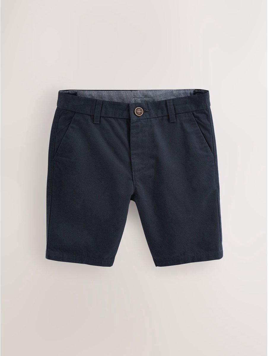 Next - Jongens - Chinoshort met standaard pasvorm - Blauw