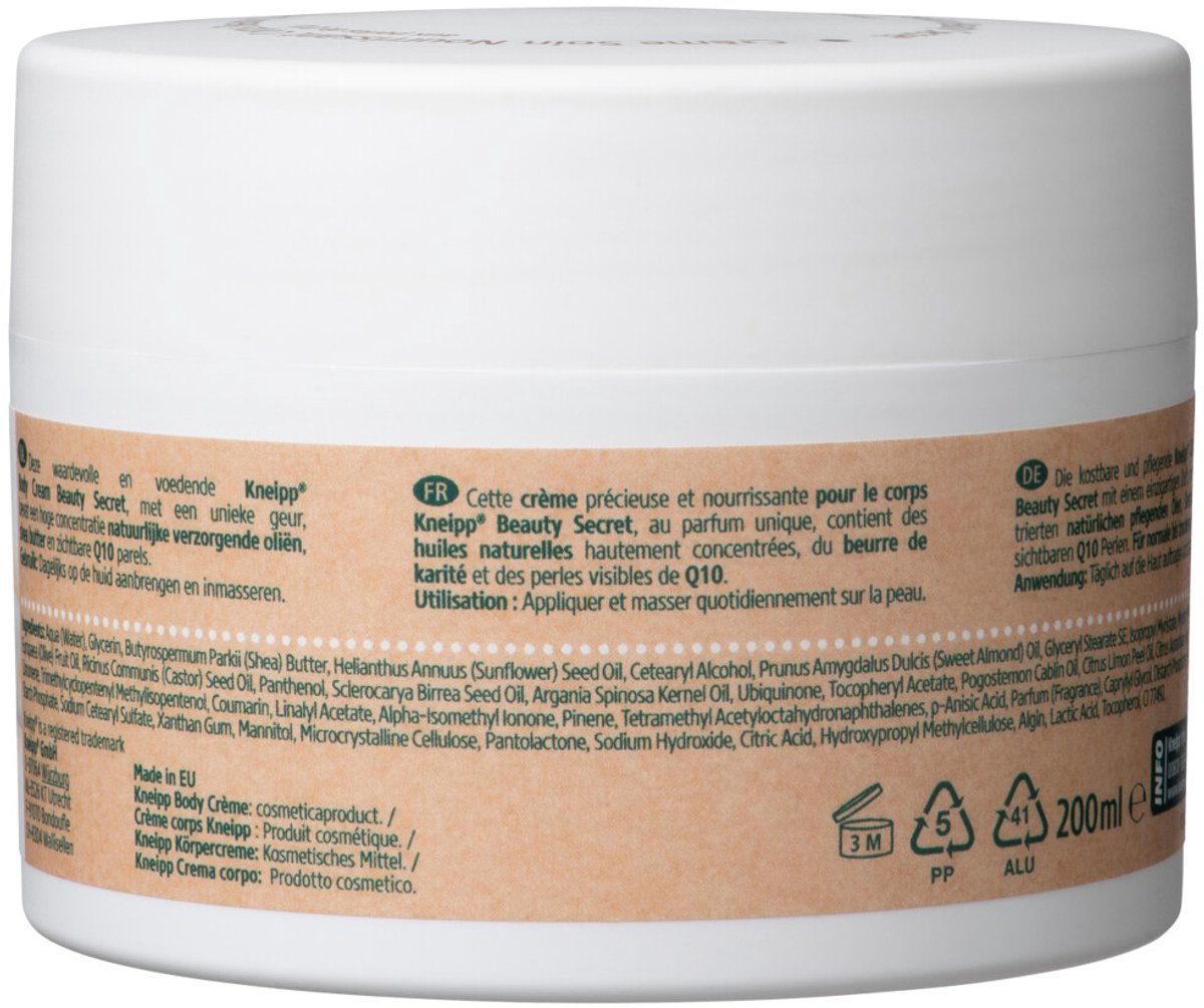 Kneipp Body Creme Beauty Secret - 3 x 200 ml - Voordeelverpakking