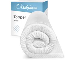 Pure Matrastopper Model L - 80 bis 120kg Körpergewicht / 140x190x7cm Polyurethaan - [CertiPUR™,Oeko-Tex 100,Klimaatbeloftevriendelijk]