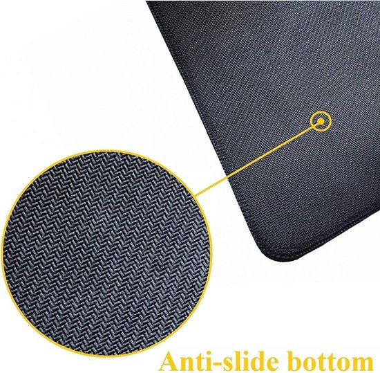 Extra Grote Gaming Muismat XXL met Japanse Pagode en Kersenbloesem - Antislip Bureaumat — afbeelding 2