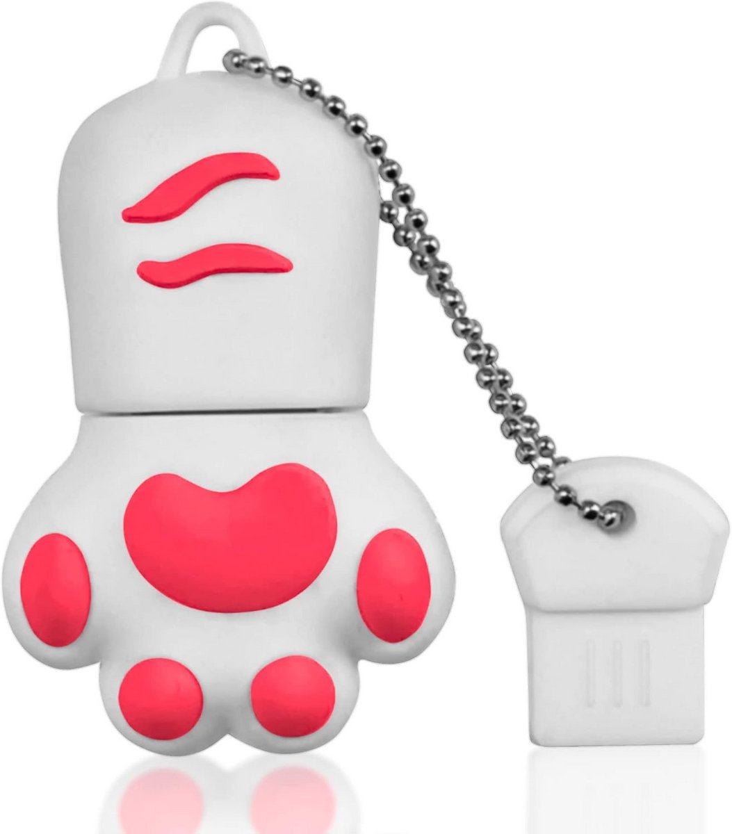 Schattige USB-stick 64 GB Pootje - Geheugenstick voor PC en Tablet