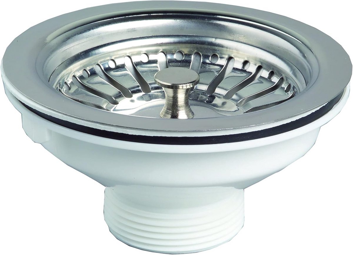 RVS Spoelbak Zeefmand Voor Afvoer 90mm 6/4 Inch