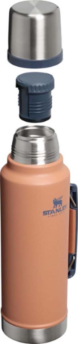 Stanley Classic Legendary Vacuum Bottle 1.4L (Toast) – Thermosfles RVS – Dubbelwandige Vacuüm Isolatie – Lekvrij – Houdt Drank 24 Uur Warm/Koud – Duurzame Outdoor Drinkfles – foto 2