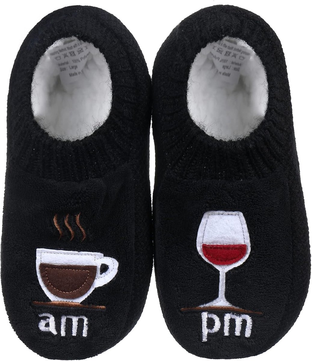 Warme Gebreide Pantoffelsokken met Antislipzool voor Dames en Heren