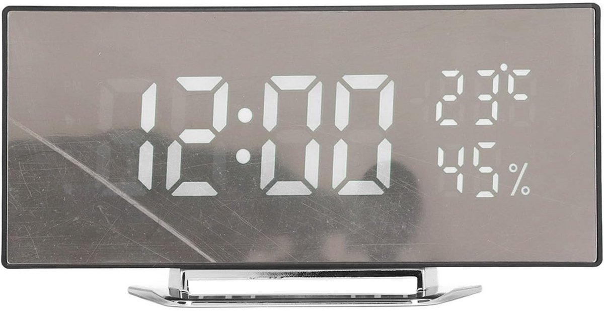 Digitale Wekker met LED Display, Snooze en Temperatuurweergave