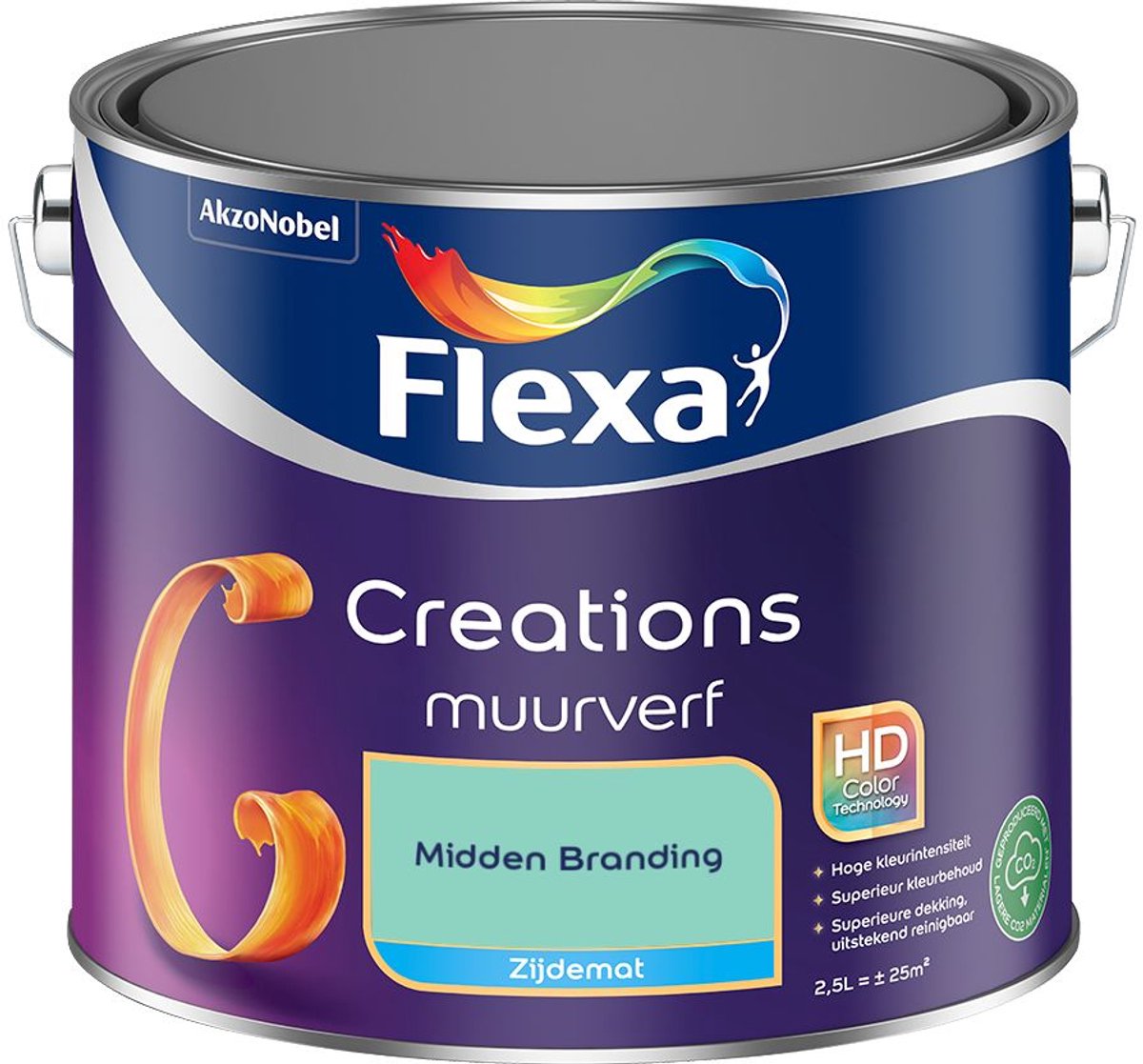 Flexa Creations Muurverf Zijdemat Midden Branding 2,5 L