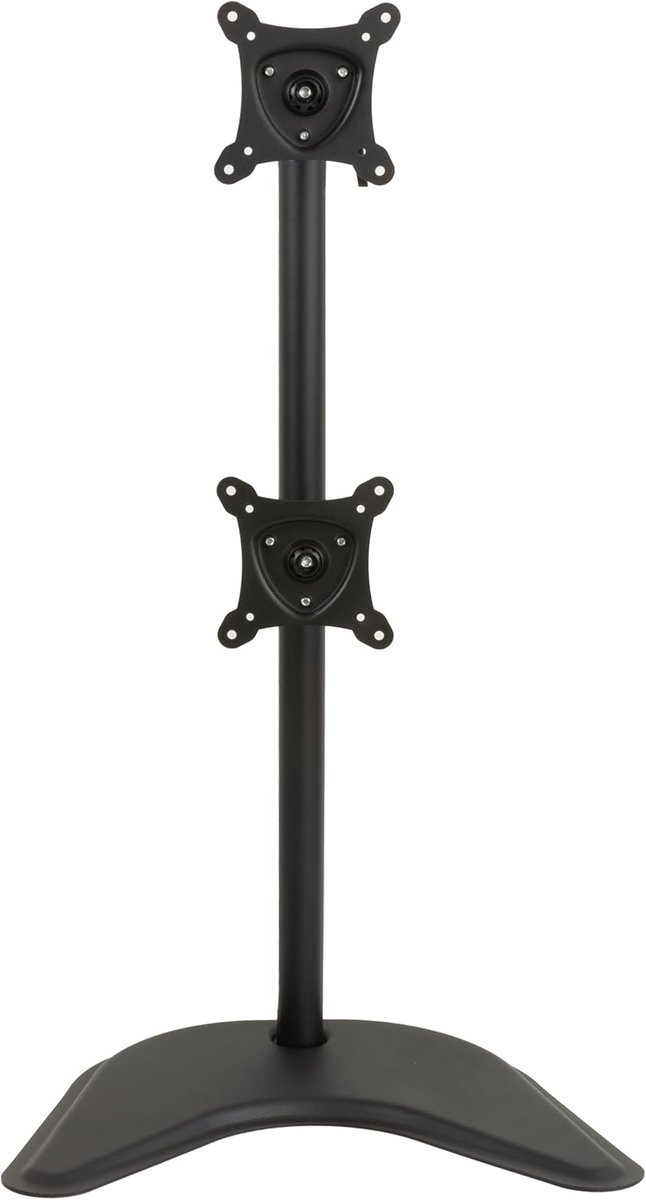 Ergonomische Vrijstaande Monitorstandaard voor 13 tot 27 inch Schermen, Zwart