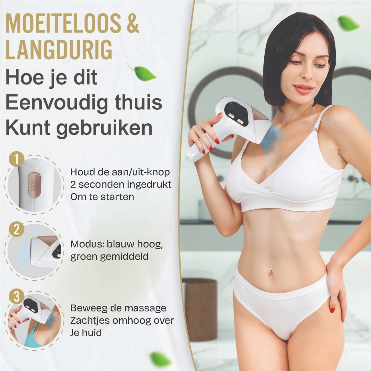Balinea IPL Haarverwijderingsapparaat - 999.900 flitsen thumbnail 4