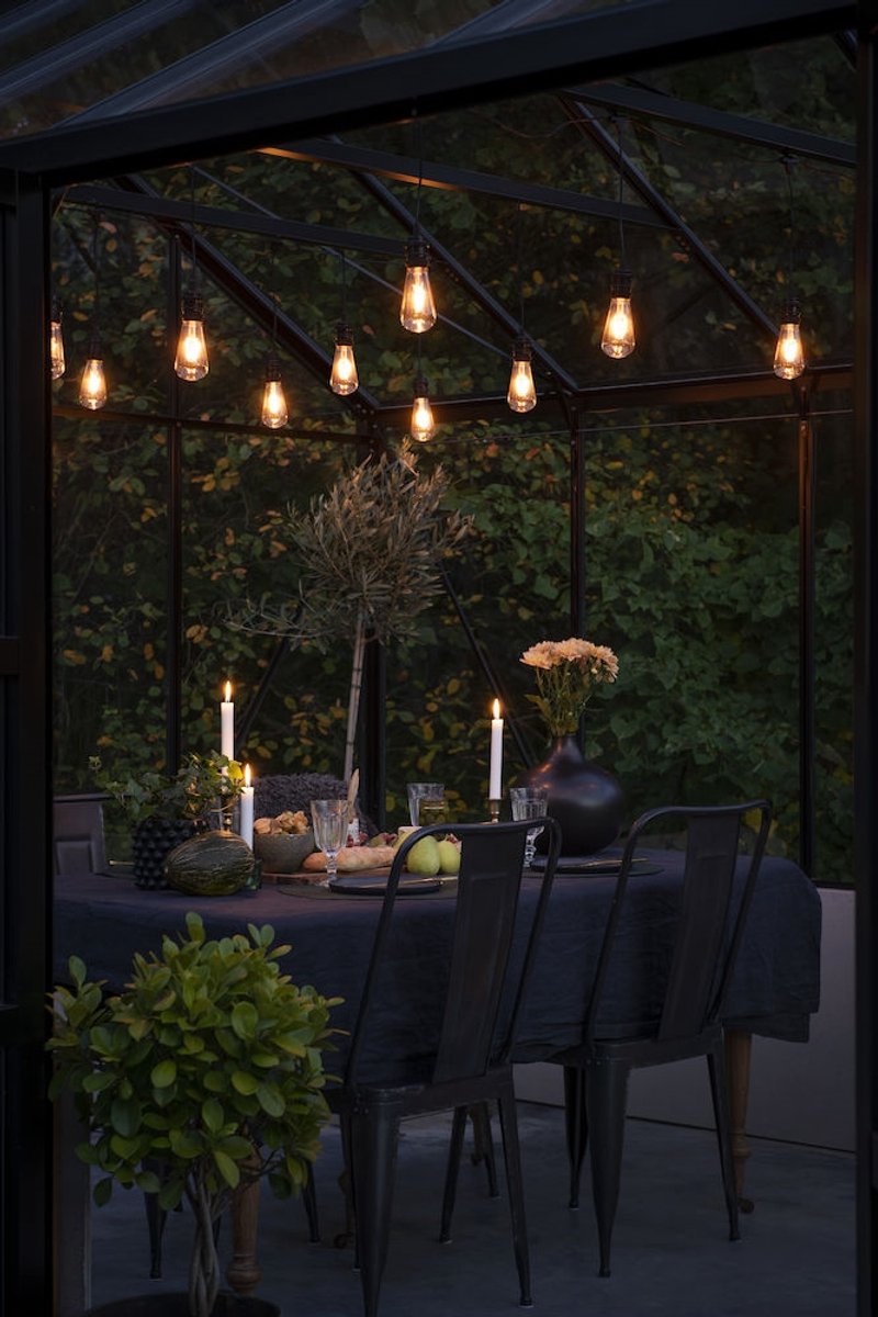 Konstsmide Feestverlichting 10L Edison startsnoer met dimmer