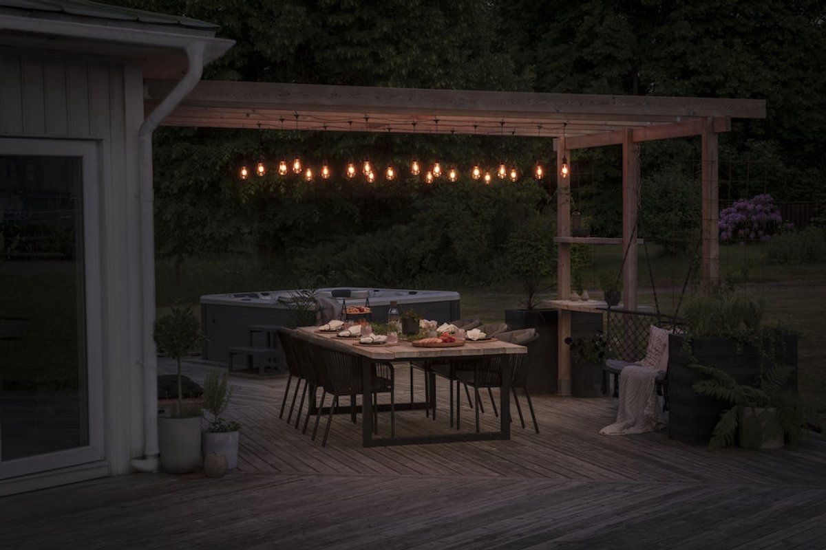 Konstsmide Feestverlichting 10L Edison startsnoer met dimmer