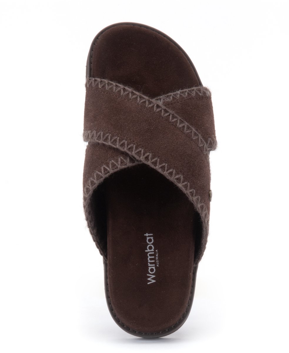 Warmbat Nyah Suede Dames Sandalen - Choco