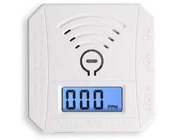 Koolmonoxide Detector – CO Melder – Met LCD Display – Real-Time Monitoring – Geluidswaarschuwing – Batterijgevoed – Geschikt voor Woning, Appartement & Kantoor – Garandeert Veiligheid in Huis