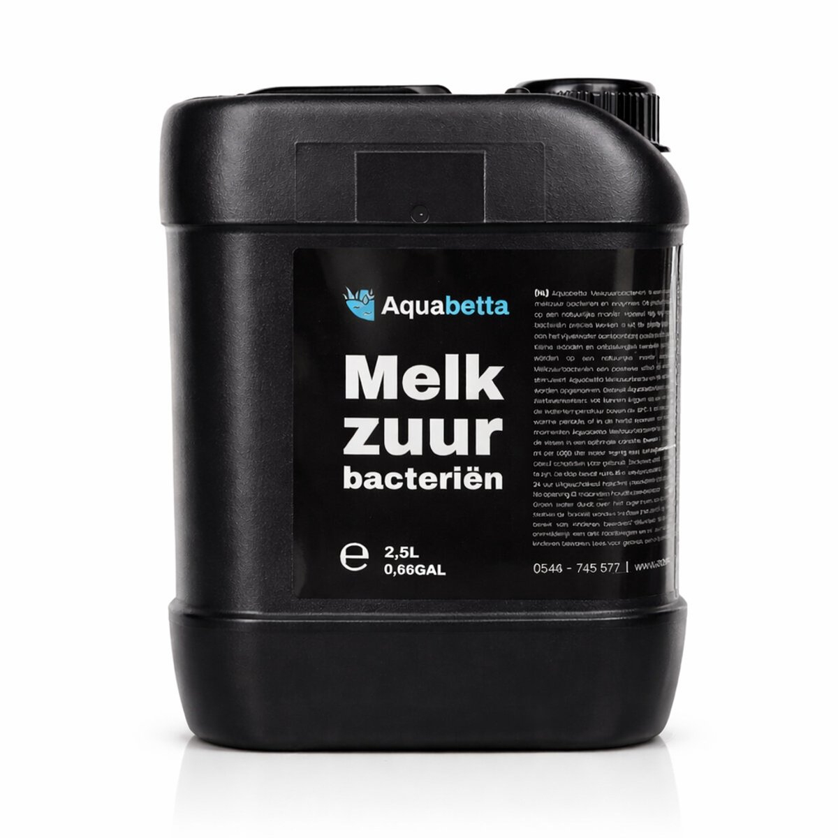 Aquabetta Melkzuur Bacteriën 2,5L - Probiotica - Effectief voor de gezondheid en conditie van vissen - Ook effectief voor waterkwaliteit