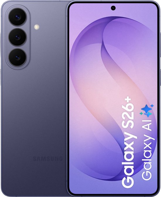 Samsung Galaxy S26 Plus 512GB Cobalt Violet – 50MP triple camera, Nightography video, AI display, Snapdragon 8 Elite Gen 5