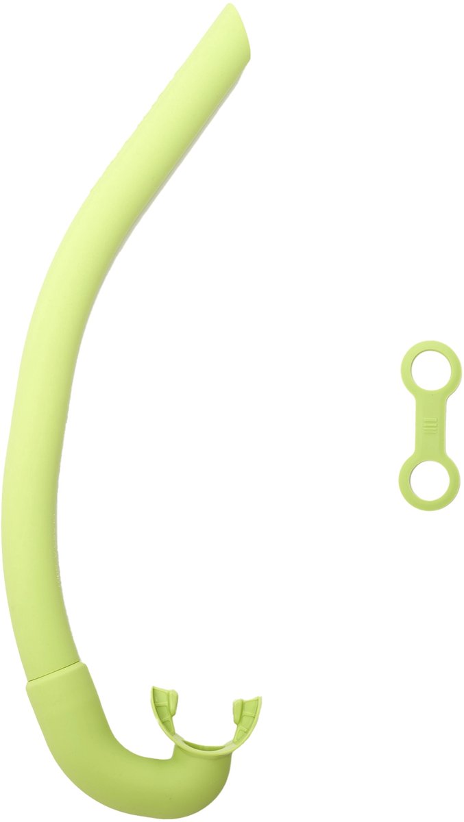 Agulhas Cepedianus Snorkel – Geel - Silicone Snorkel voor Snorkelen & Freediven – Flexibel, Duurzaam en met Vervangbaar Mondstuk