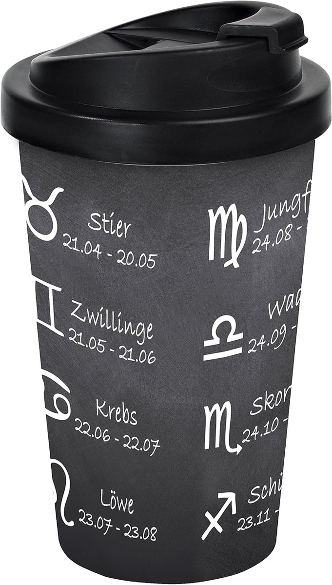 Herbruikbare Koffiebeker To Go Zwart - Lekvrij en Stijlvol