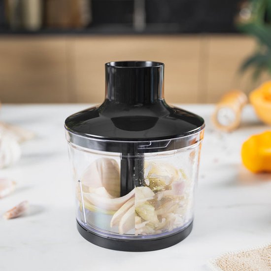 Ufesa Jupiter 1500 Max Staafmixer Set - 1500W - Variabele Snelheid - Hakmolen, Garde en Maatbeker - RVS van Merkloos — afbeelding 4