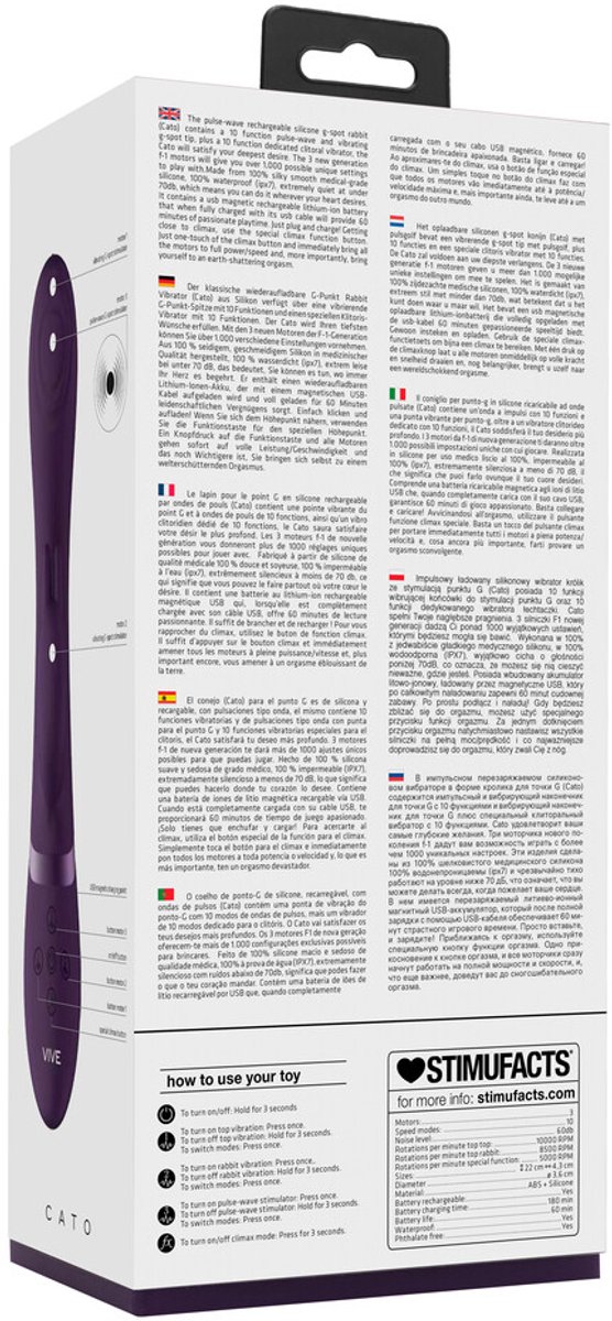 Shots Vive Cato Vibrator