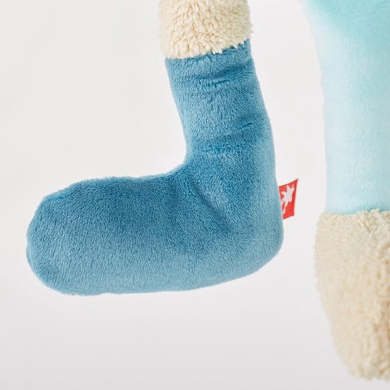 Zacht Pluche Konijn Knuffeldier met Patchwork Details voor Baby's en Kinderen — afbeelding 3