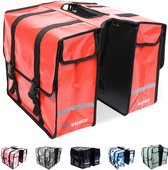 Ekostar® Fietstas Dubbel 46L - Waterdicht materiaal - Rood