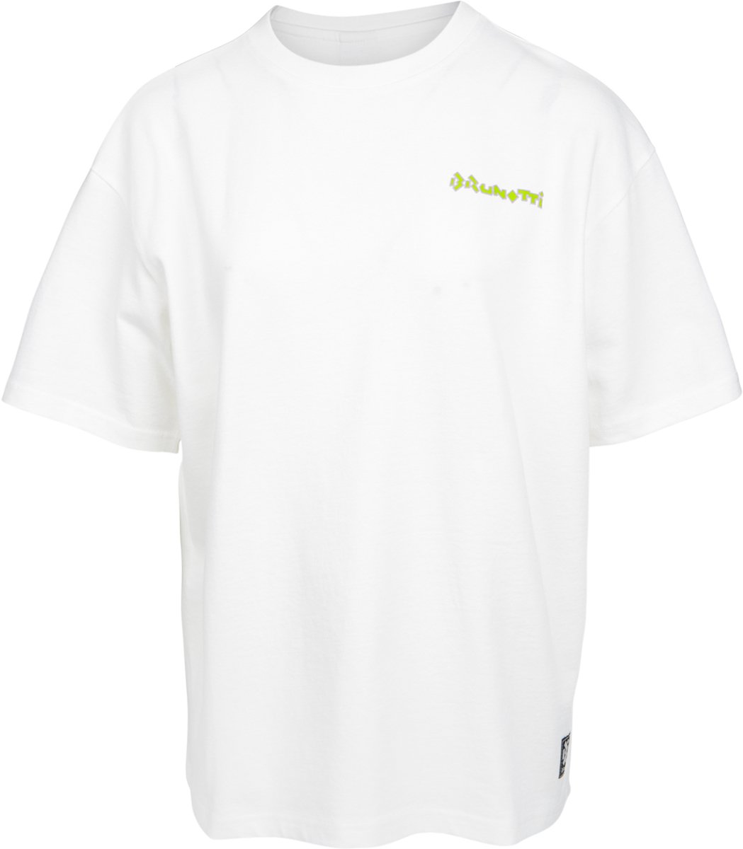Brunotti High-95 T-Shirt Snow Dames 100% Katoen Relaxed Fit XL Wit