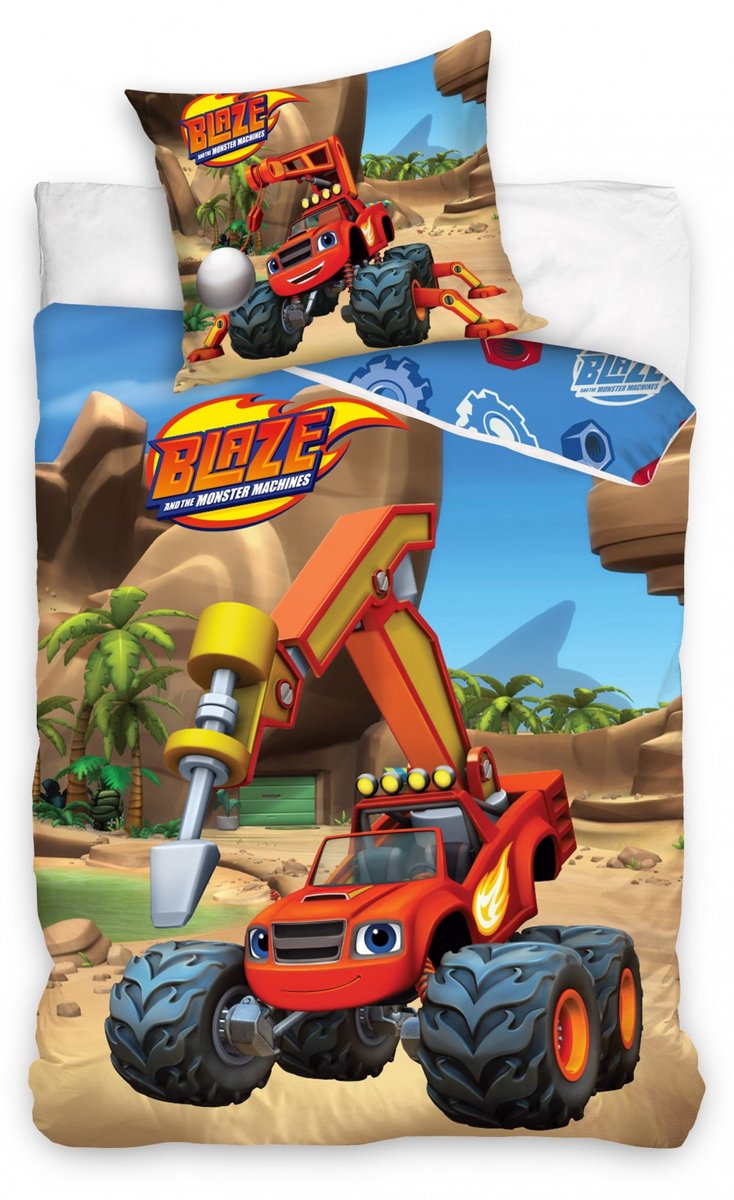 Blaze Constructor Dekbedovertrek - 140 x 200 cm - 70 x 90 cm