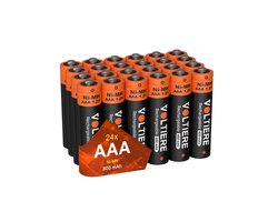 Voltière Oplaadbare Batterijen AAA - 800 mAh - 1.2V Ni-MH AAA Batterij - 24 Stuks