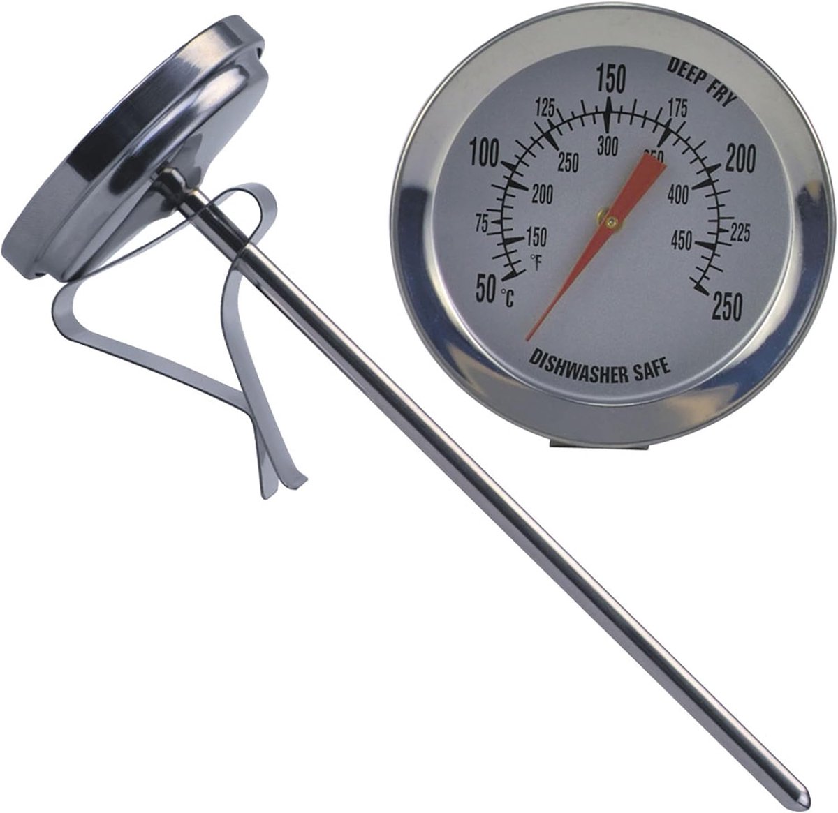 Vleeskeukenthermometer voor Frituren en Bakken - RVS