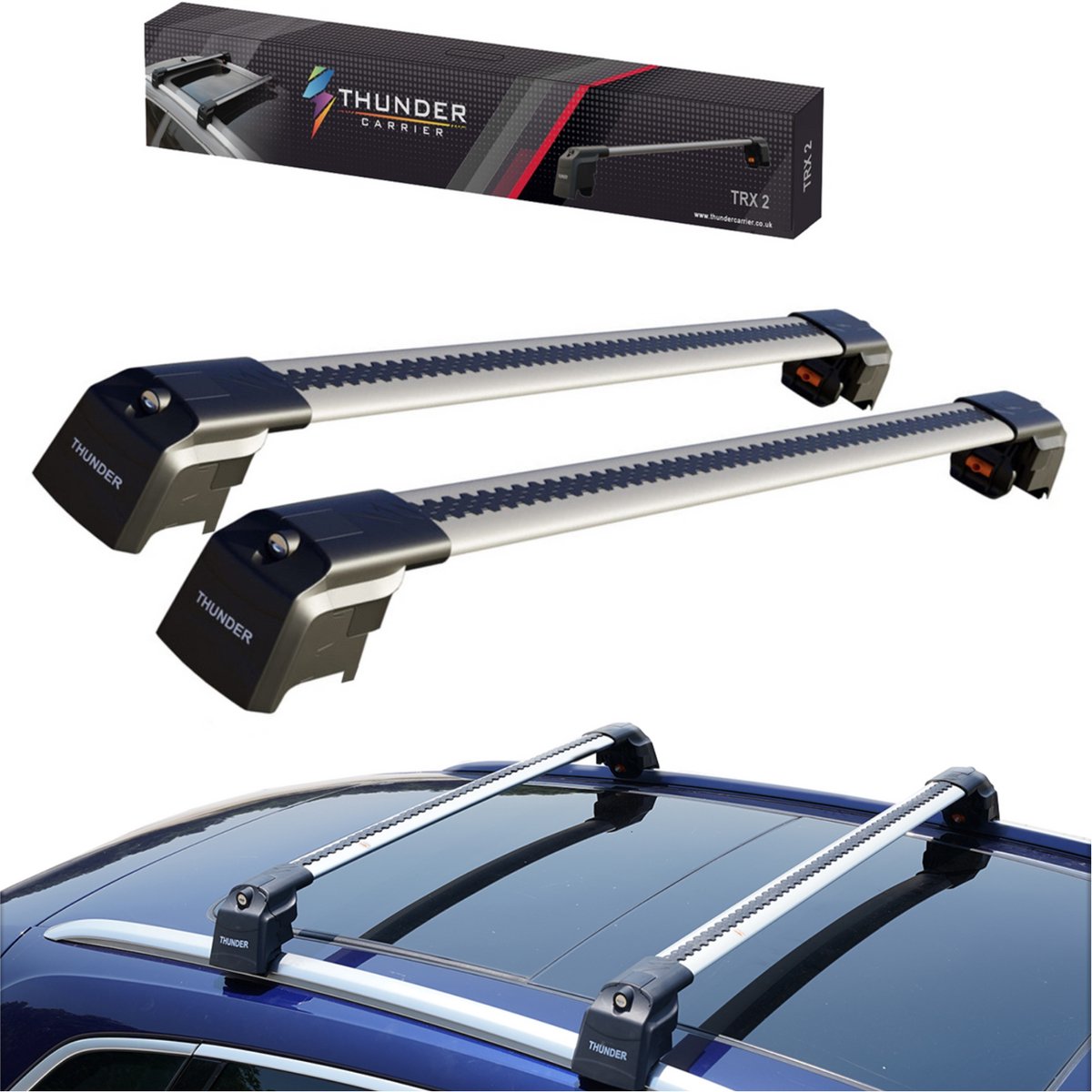 Thunder dakdrager voor BMW X1 (E84) 2009-2015 met geïntegreerde rails